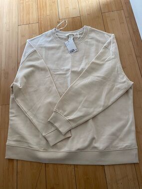 H&M Cream Crewneck Sweater